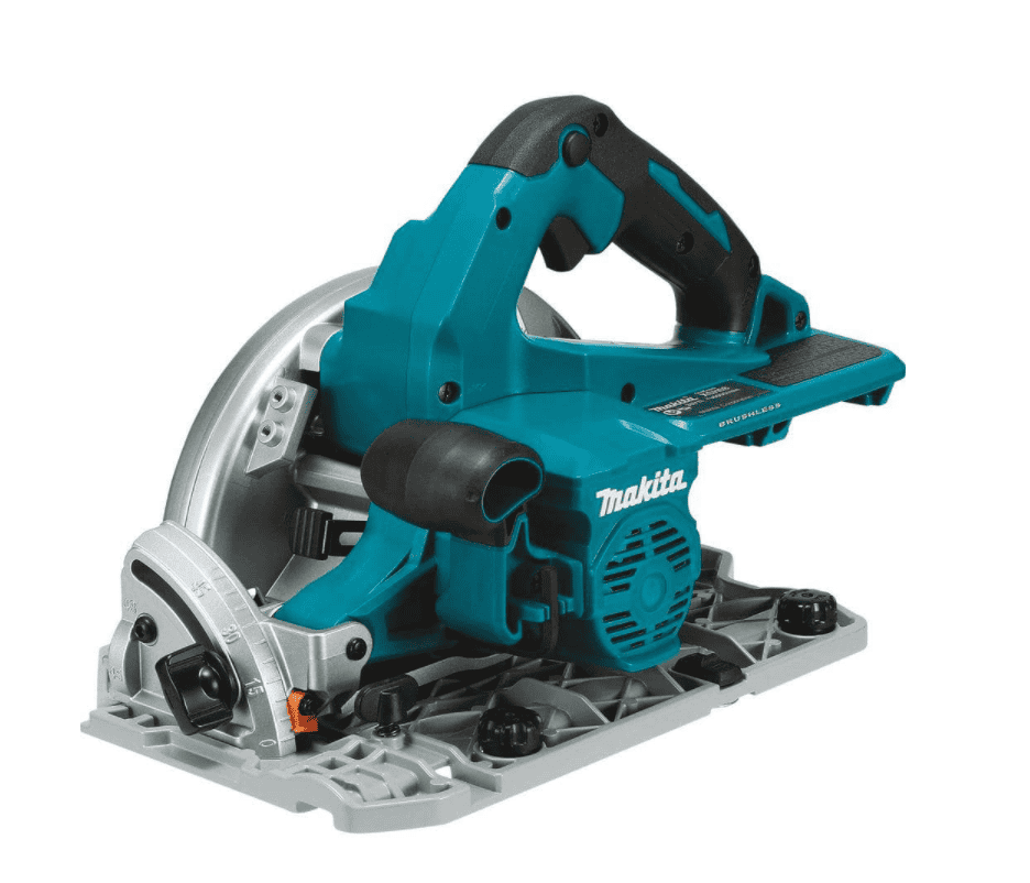 Makita XSH08Z 18-Volt X2 LXT Lithium-Ion (36-Volt) 7-1/4 in. Brushless Cordless Circular Saw Guide Rail Compatible Base (Tool-Only)