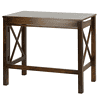 X-Design Warm Brown Folding Desk with Pull-Out