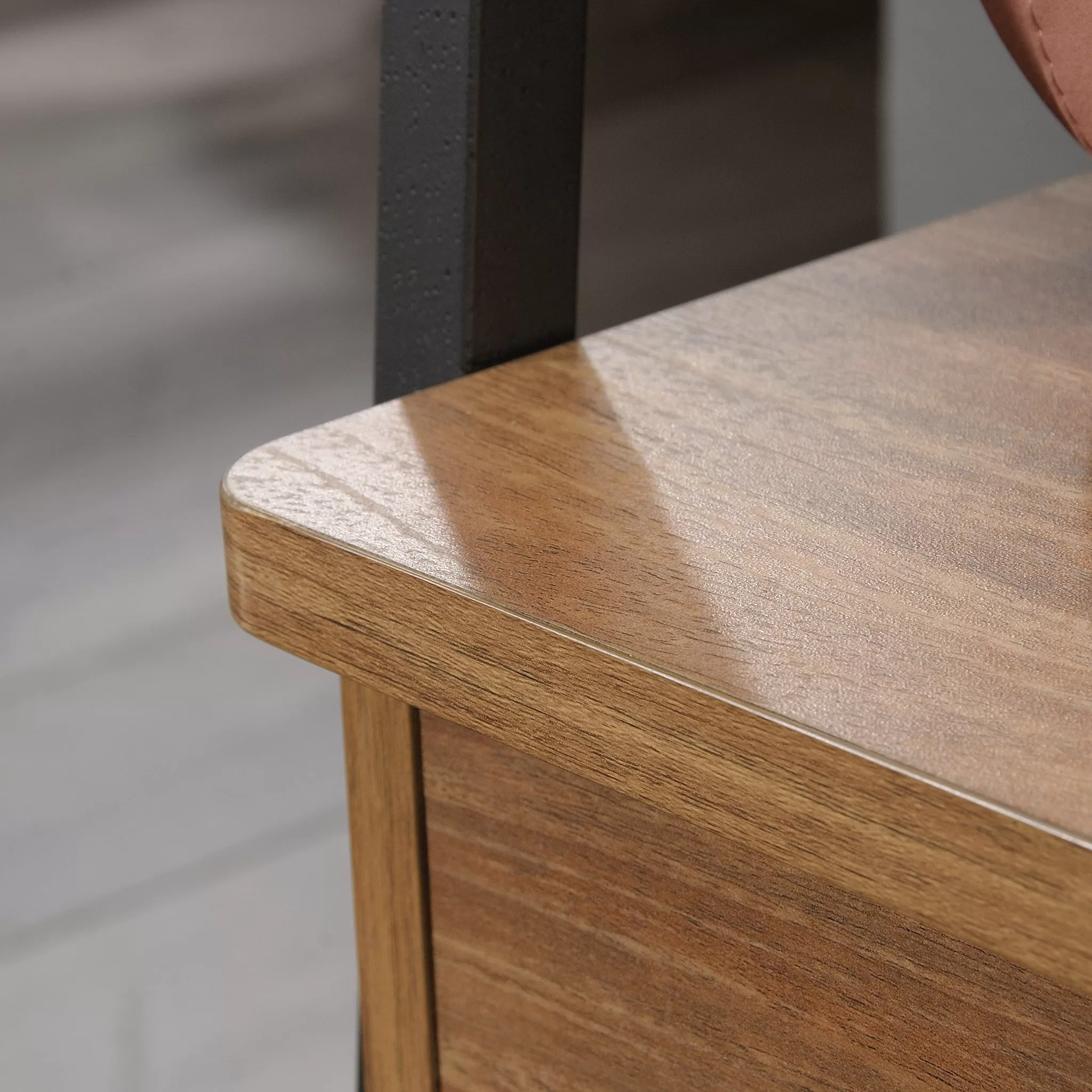 Curiod Storage Bench, Sindoori Mango Finish