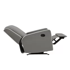 Baby Relax Robyn Rocker Recliner Chair with Pocket Coil Seating, Gray Linen