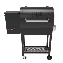 LifePro SCSP760LP 510 Square Inch Barrel Precision Wood Pellet Smoker Grill with Digital Control