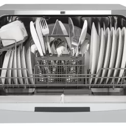 Danby 6 Place Setting Countertop Dishwasher in Silver