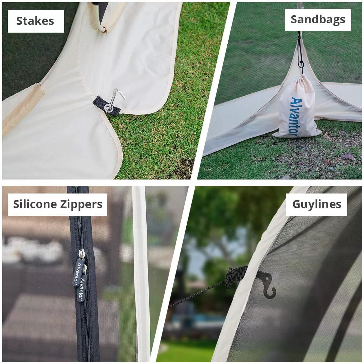 Screen House Tent Instant Outdoor Canopy Pop Up Gazebo 12x12 Gray