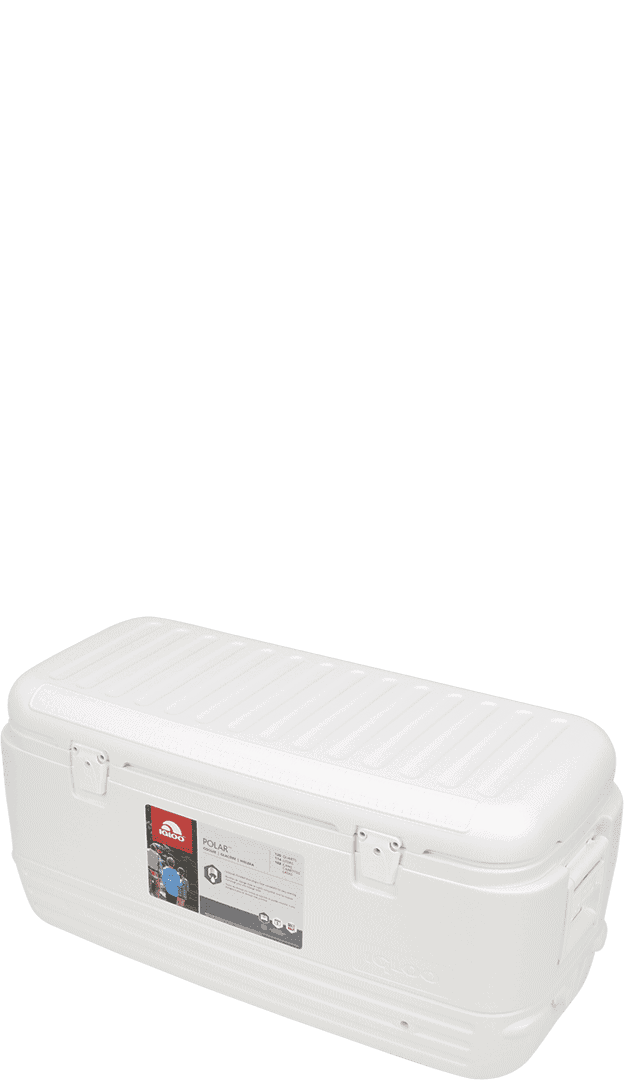 IGLOO Polar 120 qt. Hard Cooler - White