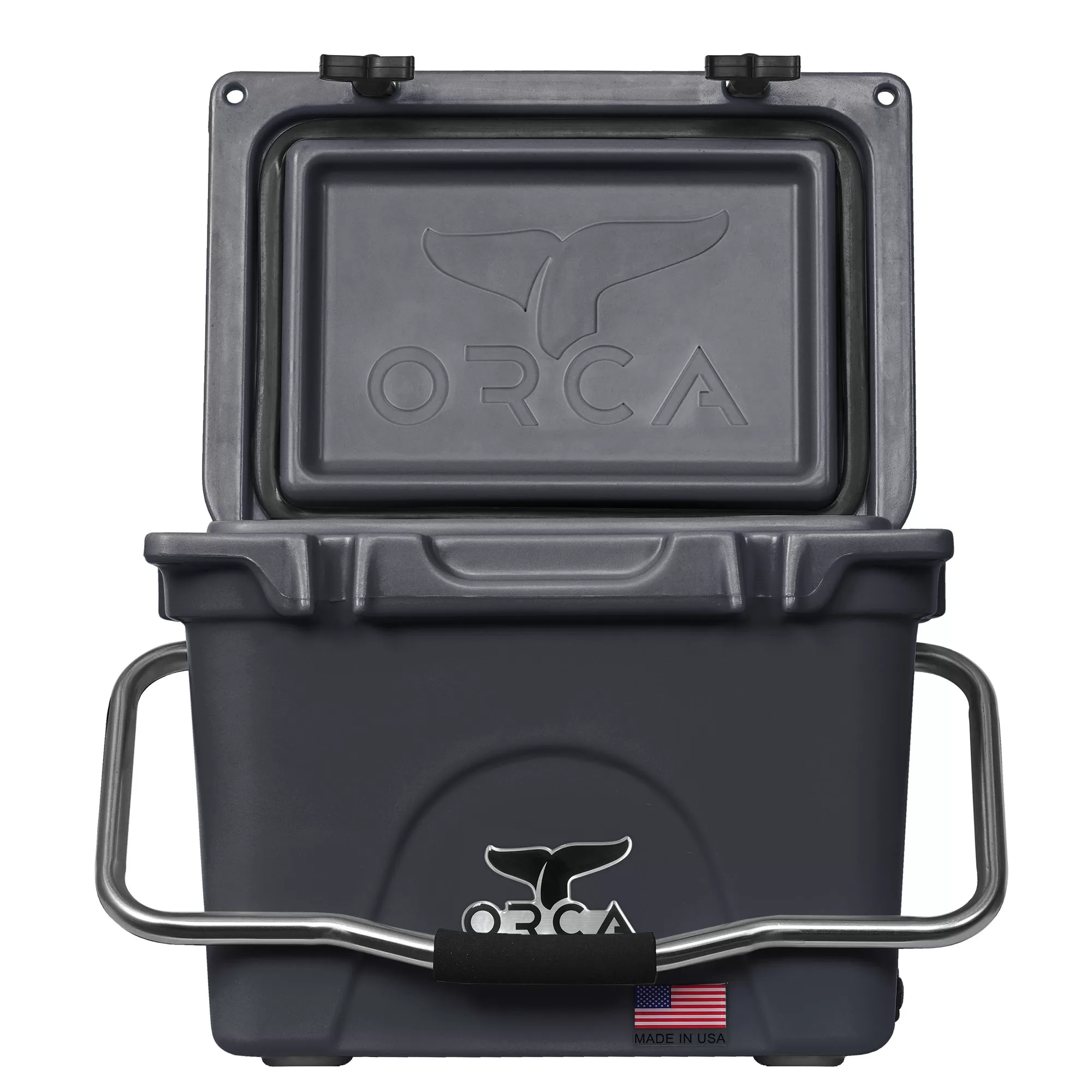 ORCA 20 Quart Hard Side Cooler, Charcoal Gray