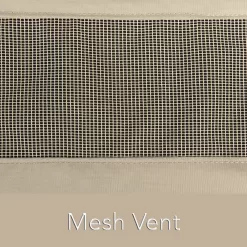 Covermates Island Grill Cover – Weather Resistant Polyester, Adjustable Drawcord, Mesh Vent, Grill and Heating-Khaki