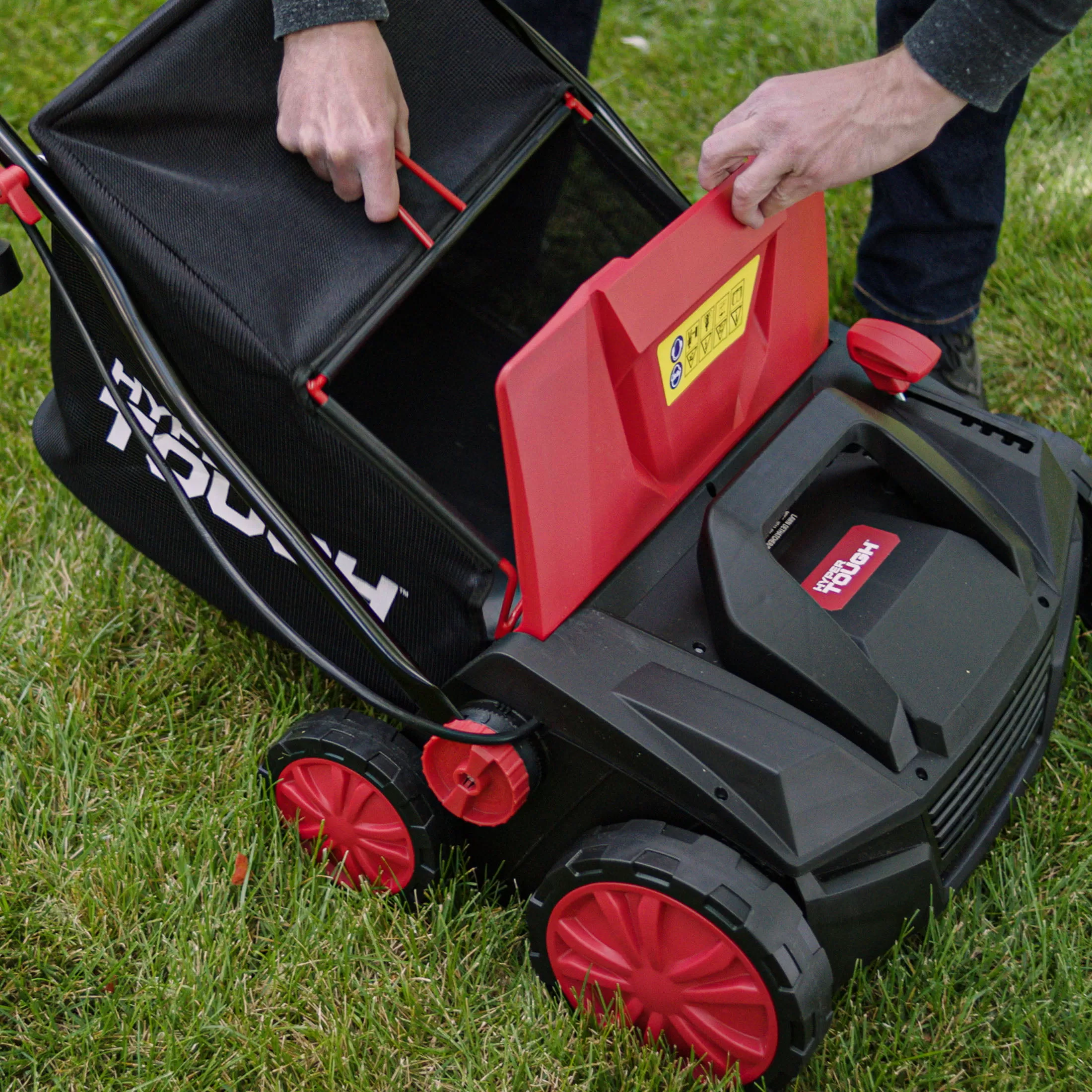Hyper Tough 13Amp Electric Walk Behind Lawn Dethatcher, HT13-401-002-02