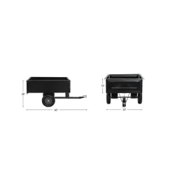 Agri-Fab 45-0303 10 cu. ft. Steel Dump Cart