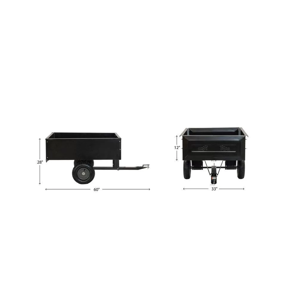 Agri-Fab 45-0303 10 cu. ft. Steel Dump Cart