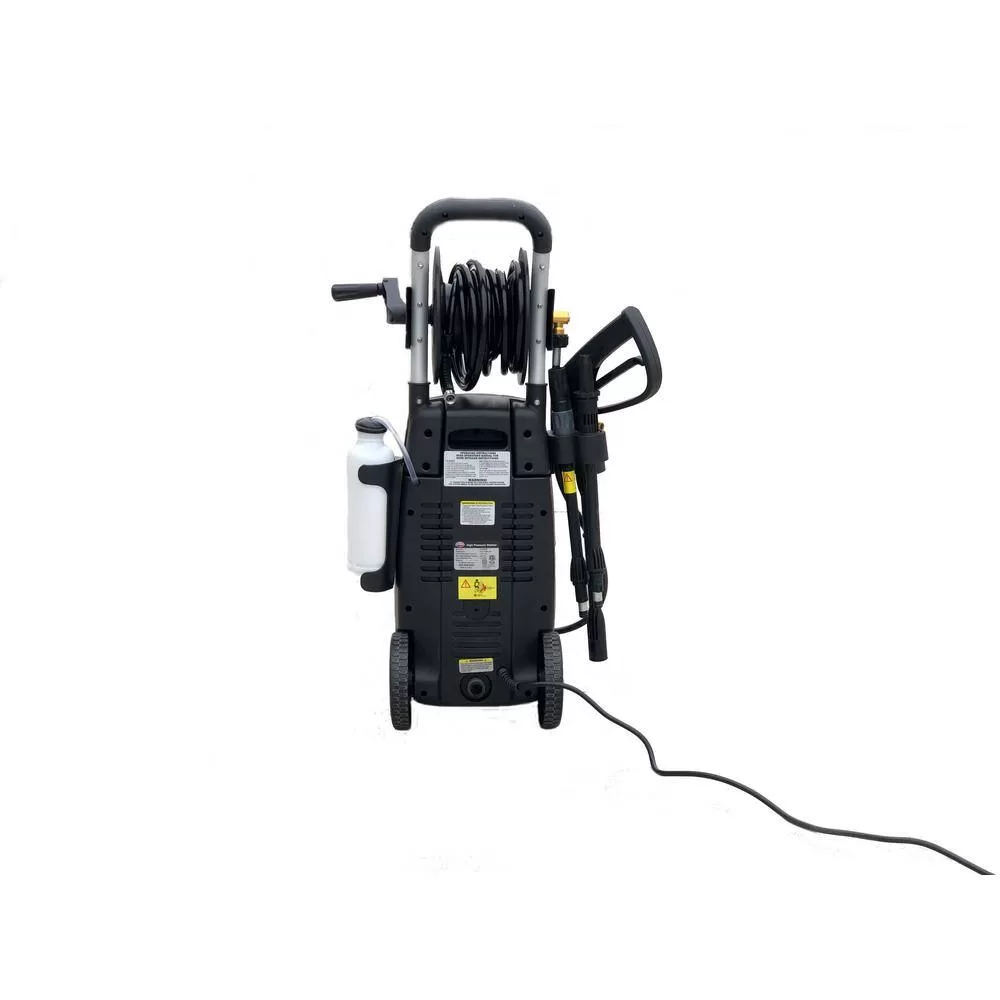 All Power APW5006 2000 PSI 1.6 GPM Electric Pressure Washer with Hose Reel for Buildings, Walkway, Vehicles and Outdoor Cleaning