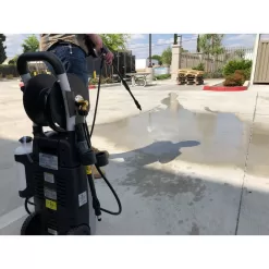 All Power APW5006 2000 PSI 1.6 GPM Electric Pressure Washer with Hose Reel for Buildings, Walkway, Vehicles and Outdoor Cleaning