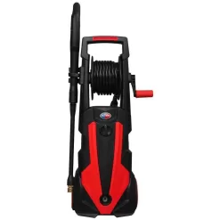 All Power APW5006R 2000 PSI 1.6 GPM Red Electric Pressure Washer with Hose Reel for Buildings, Walkway, Vehicles and Outdoor Cleaning