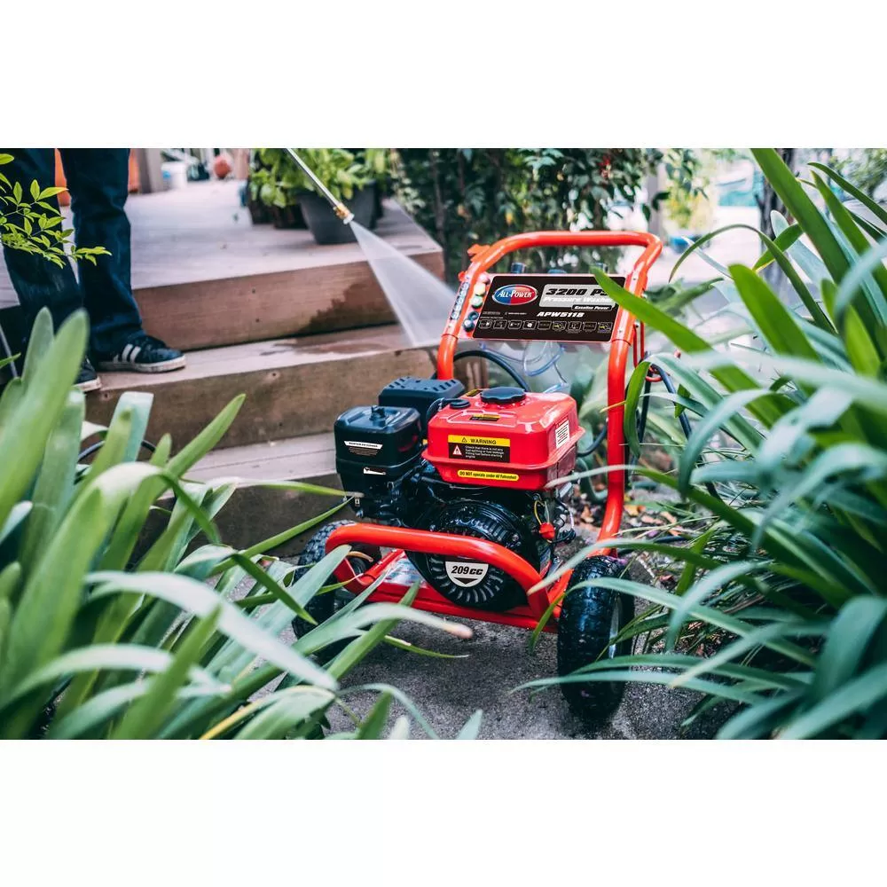 All Power APW5118 3200 PSI 2.6 GPM Gas Powered Pressure Washer
