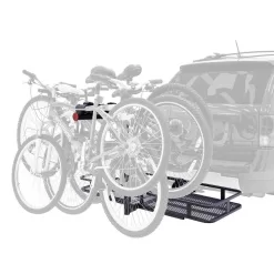 Apex BCCB-1169-4 4-Bike Steel Basket Cargo Carrier with Rack