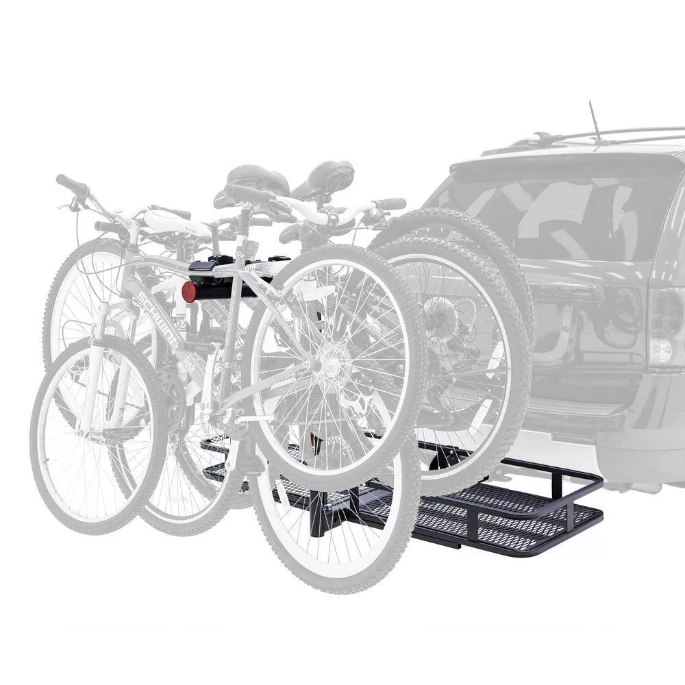 Apex BCCB-1169-4 4-Bike Steel Basket Cargo Carrier with Rack