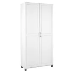 SystemBuild Trailwinds White Storage Cabinet