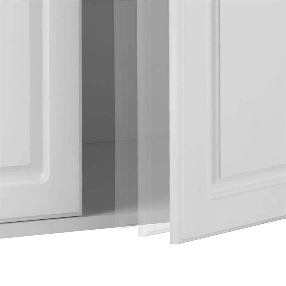 SystemBuild Trailwinds White Storage Cabinet