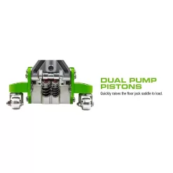 Arcan A20018 3-Ton Lightweight Aluminum Floor and Car Jack with Quick Rise