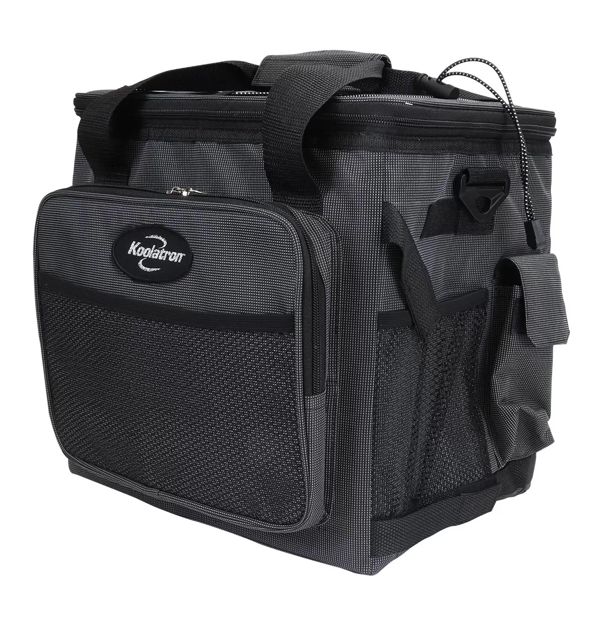 Koolatron Thermoelectric Iceless Electric Cooler Bag, 12Volt 26 qt (25 L) Black Gray