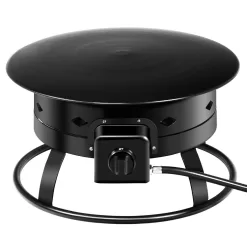 Gymax Portable Propane Outdoor Gas Fire Pit W/ Cover & Carry Kit 19-Inch 58,000 BTU