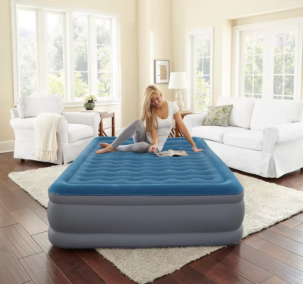 Beautyrest Extraordinaire 18" Queen Air Mattress with Built-in Pump