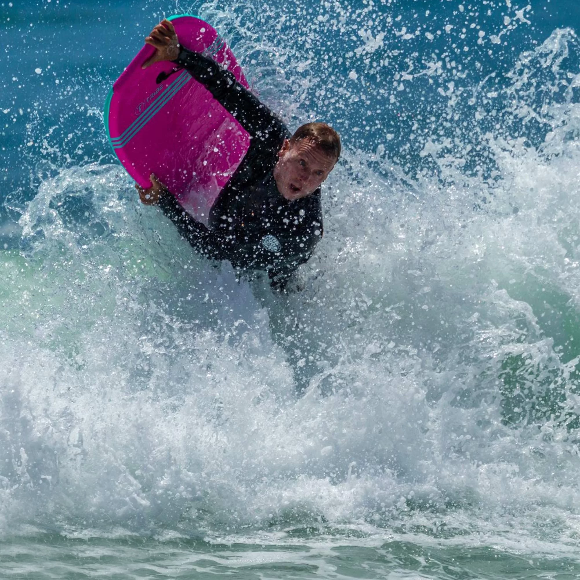 Tribe Scout 39" Bodyboard-Apple GreenWhitePurple