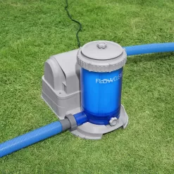 Bestway 58671E Flowclear 2500 GPH Transparent Above Ground Pool Filter Pump
