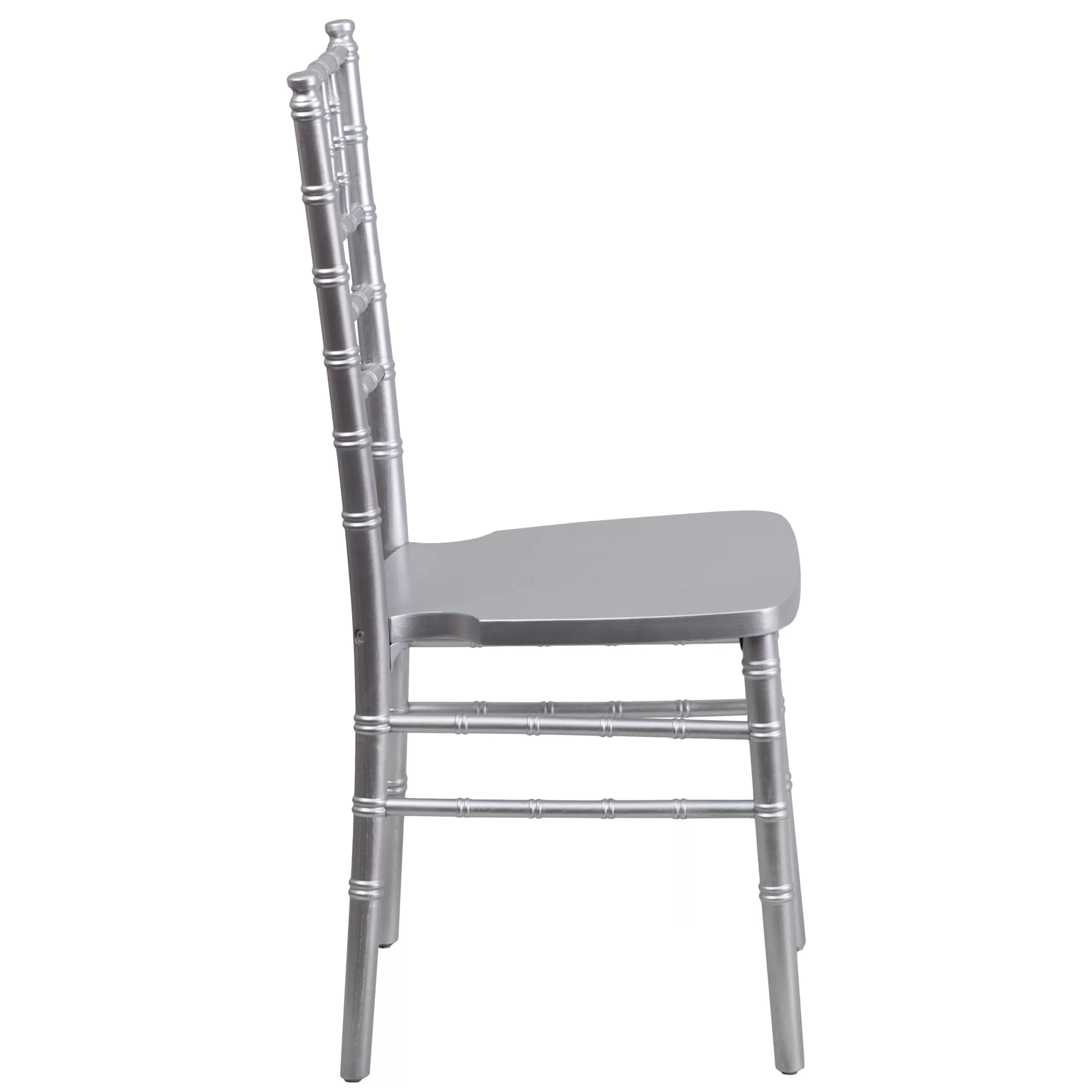 BizChair Silver Wood Chiavari Chair