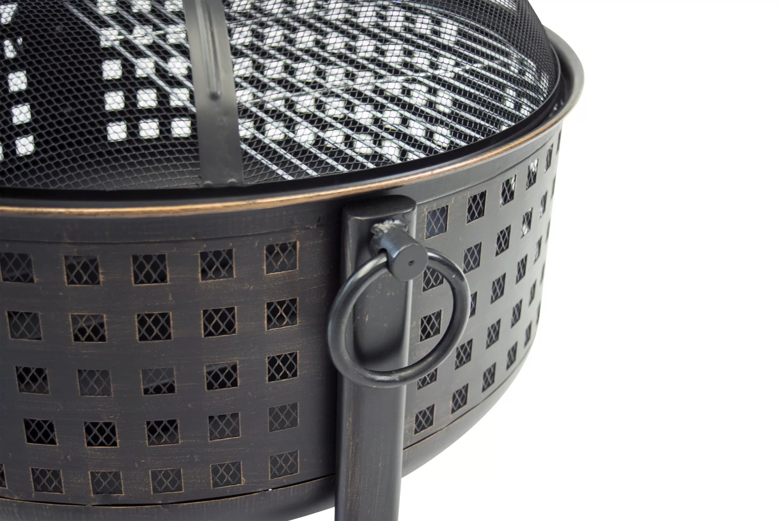 Pleasant Hearth Langston 30" Deep Bowl Steel Outdoor Fire Pit
