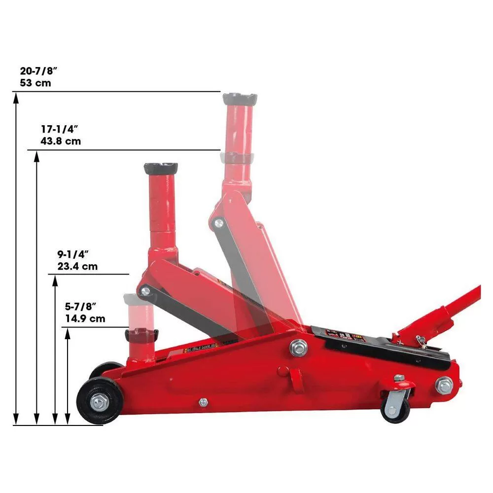 Big Red T83006 3 Ton SUV Trolley Floor Jack