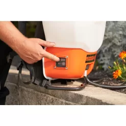 BLACK+DECKER 190657 4 Gal. Black and Decker Battery Powered Backpack Sprayer