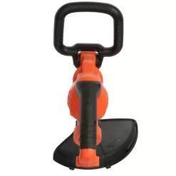 BLACK+DECKER GH3000 14 in. 7.5 AMP Corded Electric Curved Shaft 0.080 in. Single Line 2-in-1 String Trimmer & Lawn Edger with Automatic Feed