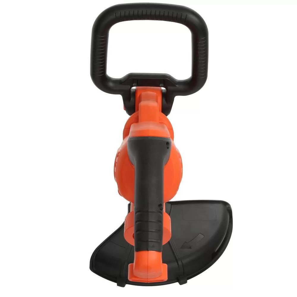 BLACK+DECKER GH3000 14 in. 7.5 AMP Corded Electric Curved Shaft 0.080 in. Single Line 2-in-1 String Trimmer & Lawn Edger with Automatic Feed