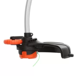 BLACK+DECKER GH3000 14 in. 7.5 AMP Corded Electric Curved Shaft 0.080 in. Single Line 2-in-1 String Trimmer & Lawn Edger with Automatic Feed