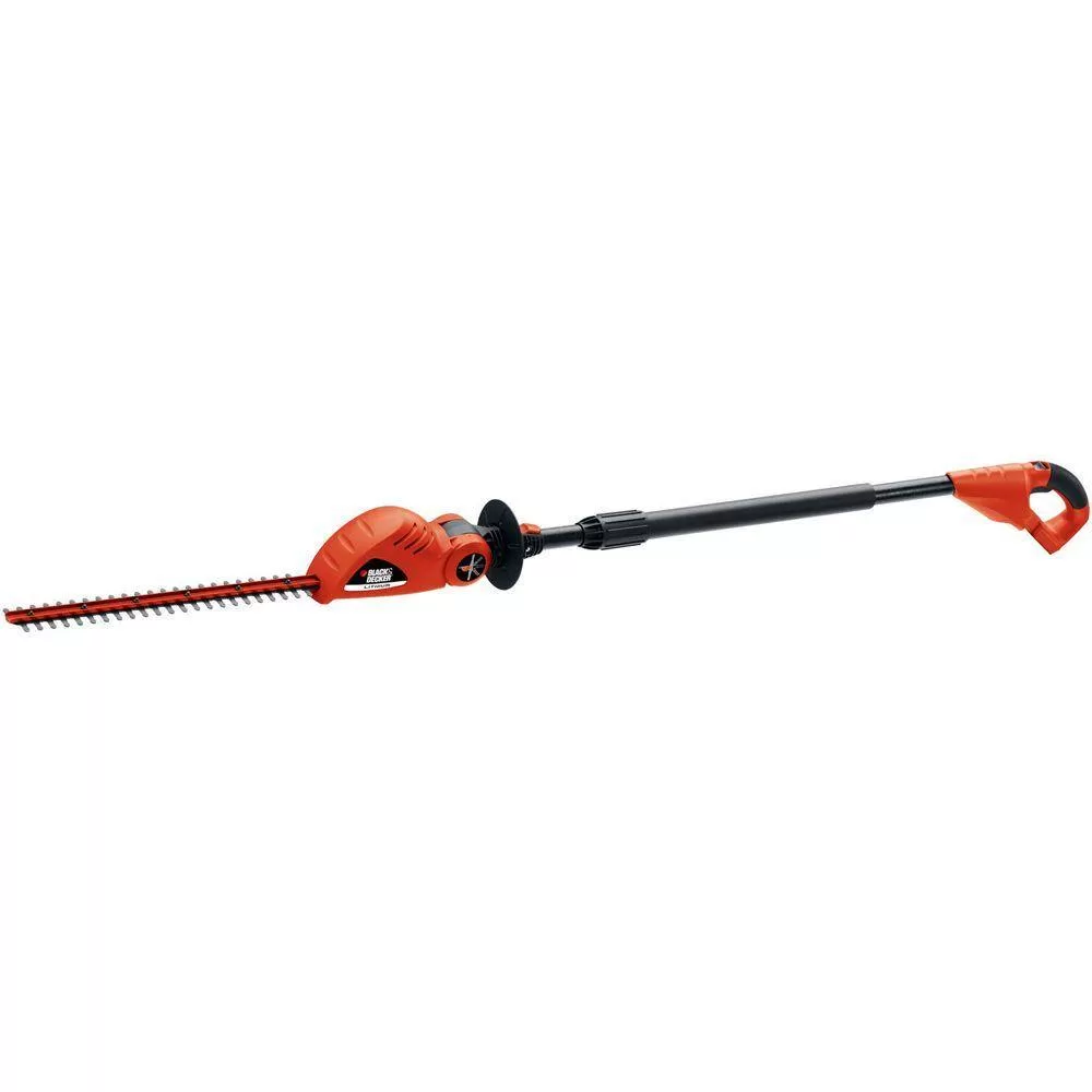 BLACK+DECKER LPHT120 20V MAX Cordless Battery Powered Pole Hedge Trimmer Kit with (1) 1.5Ah Battery & Charger