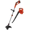 BLACK+DECKER LCC140 40V MAX Brushless Cordless Battery Powered String Trimmer (1) 2Ah Battery & Charger & Leaf Blower (Tool Only)