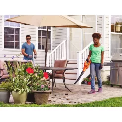 BLACK+DECKER LCC222 20V MAX Cordless Battery Powered String Trimmer & Leaf Blower Combo Kit with (2) 1.5 Ah Battery and Charger