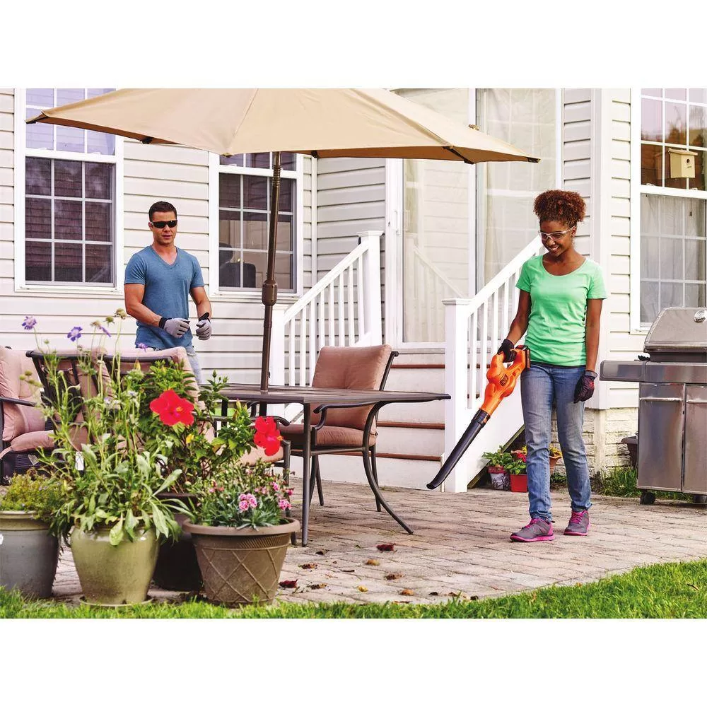 BLACK+DECKER LCC222 20V MAX Cordless Battery Powered String Trimmer & Leaf Blower Combo Kit with (2) 1.5 Ah Battery and Charger