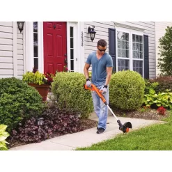 BLACK+DECKER LCC2223ZP 20V MAX Cordless Battery Powered String Trimmer and Leaf Blower Combo Kit with 3 Spools & (2) 1.5 Ah Batteries & Charger
