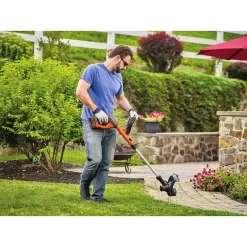 BLACK+DECKER LST140C 40V MAX Cordless Battery Power String Timmer Kit with (1) 1.5Ah Battery & Charger