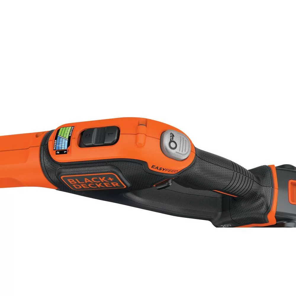 BLACK+DECKER LSTE523 20V MAX Cordless Battery Powered 2-in-1 String Trimmer & Lawn Edger with (1) 2.5 Ah Battery & Charger