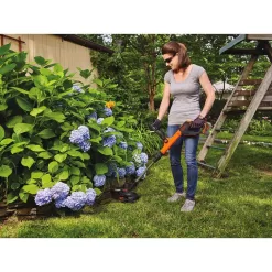 BLACK+DECKER LSTE523 20V MAX Cordless Battery Powered 2-in-1 String Trimmer & Lawn Edger with (1) 2.5 Ah Battery & Charger