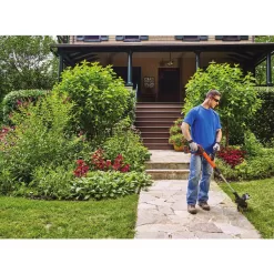BLACK+DECKER LSTE523 20V MAX Cordless Battery Powered 2-in-1 String Trimmer & Lawn Edger with (1) 2.5 Ah Battery & Charger