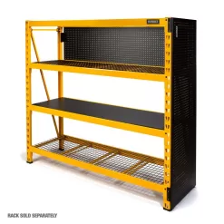 DEWALT DXST10000PBK 71 in. H x 24 in. W Pegboard Black Metal Kit for DXST10000 6 ft. Industrial Storage Rack