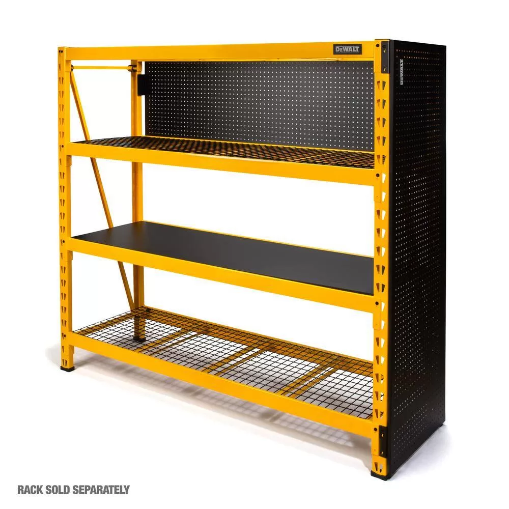 DEWALT DXST10000PBK 71 in. H x 24 in. W Pegboard Black Metal Kit for DXST10000 6 ft. Industrial Storage Rack