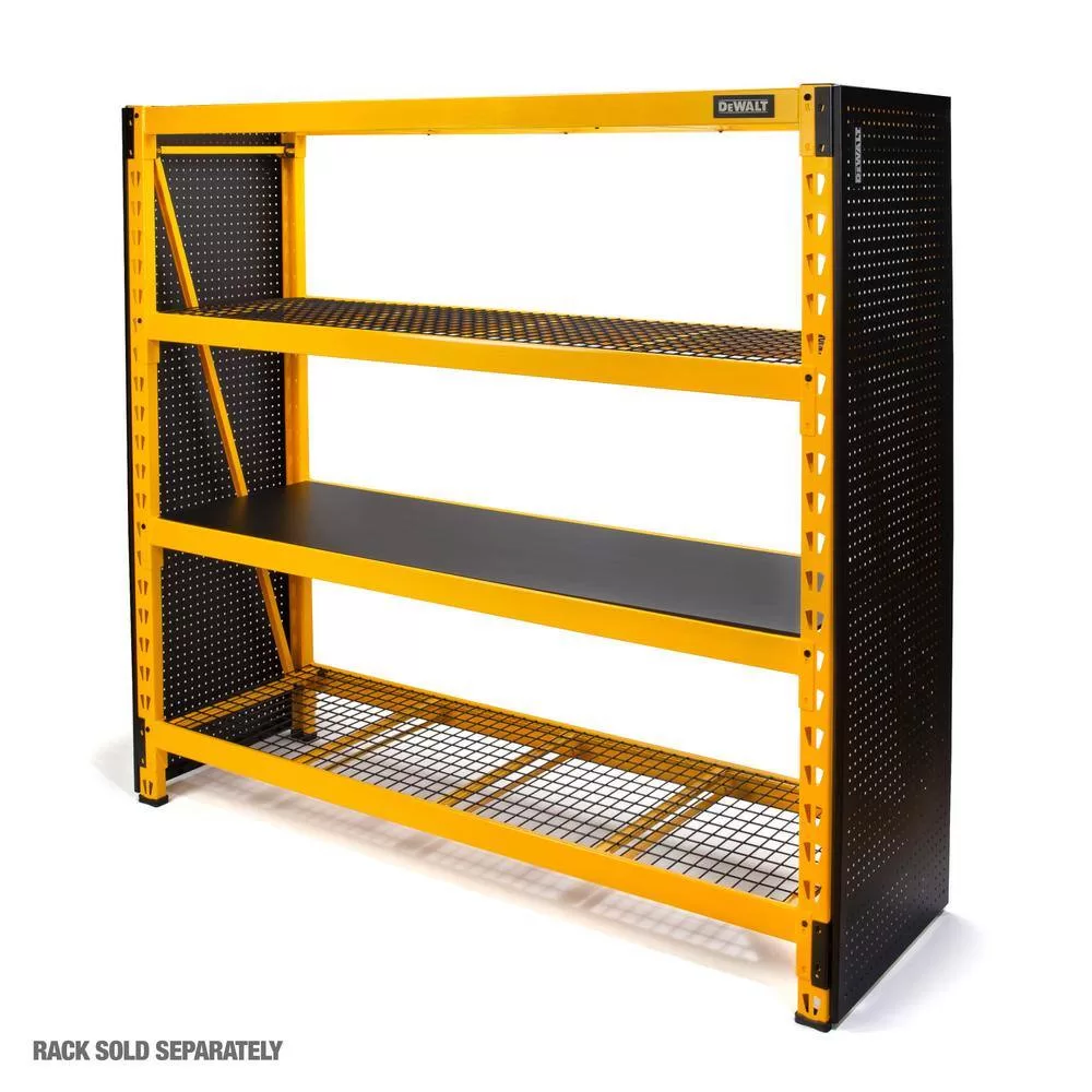 DEWALT DXST10000PBK 71 in. H x 24 in. W Pegboard Black Metal Kit for DXST10000 6 ft. Industrial Storage Rack