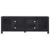 Meyer&Cross Quincy 68 in. Black Grain TV Stand Fits TV's up to 80 in.