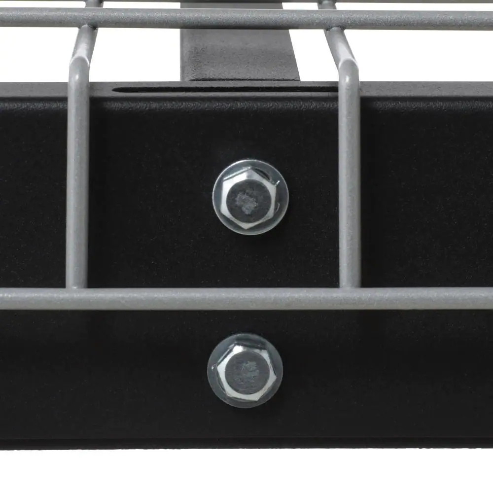 Husky ACR3296B-P Adjustable Height Overhead Ceiling Mount Garage Rack in Black (42 in. H x 96 in. W x 32 in. D)
