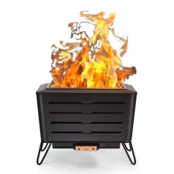 TIKI 112000268 Portable Fire Pit Metal Black