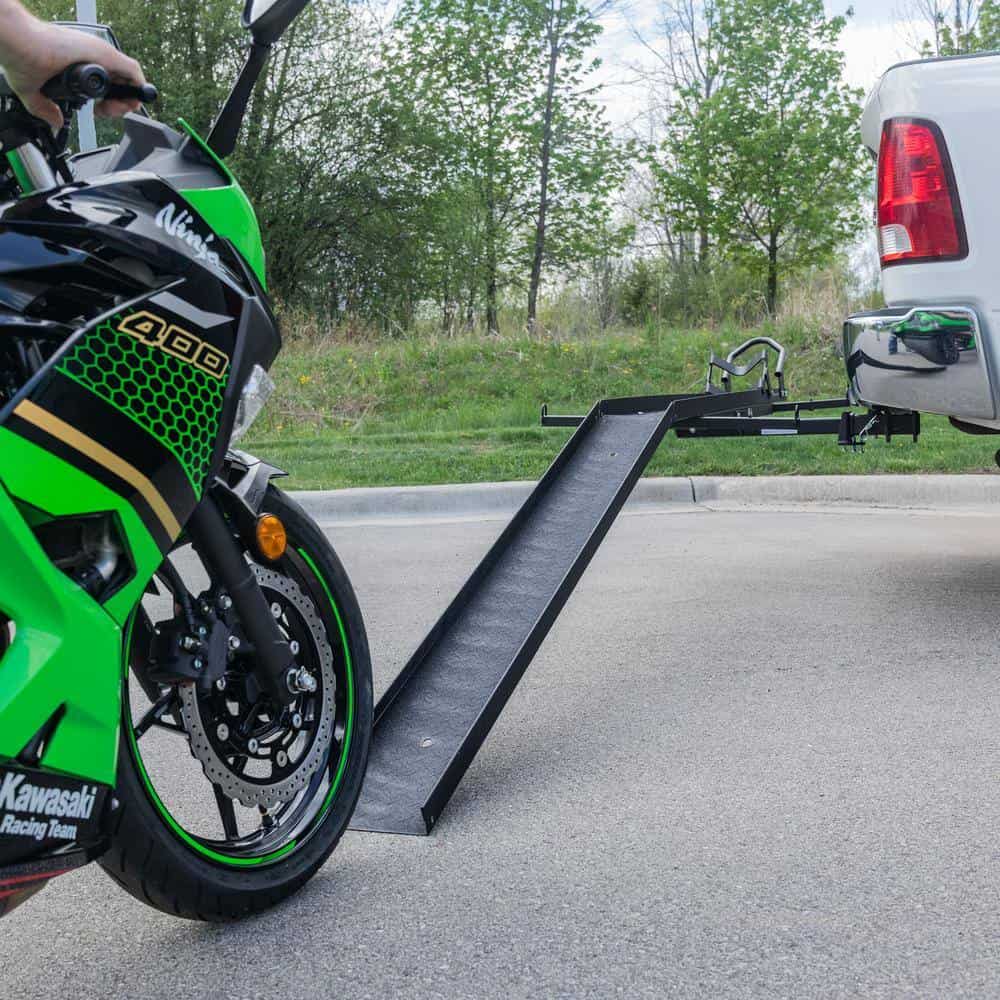 Black Widow MCC-600 600 lbs. Capacity Heavy-Duty Steel Motorcycle Carrier